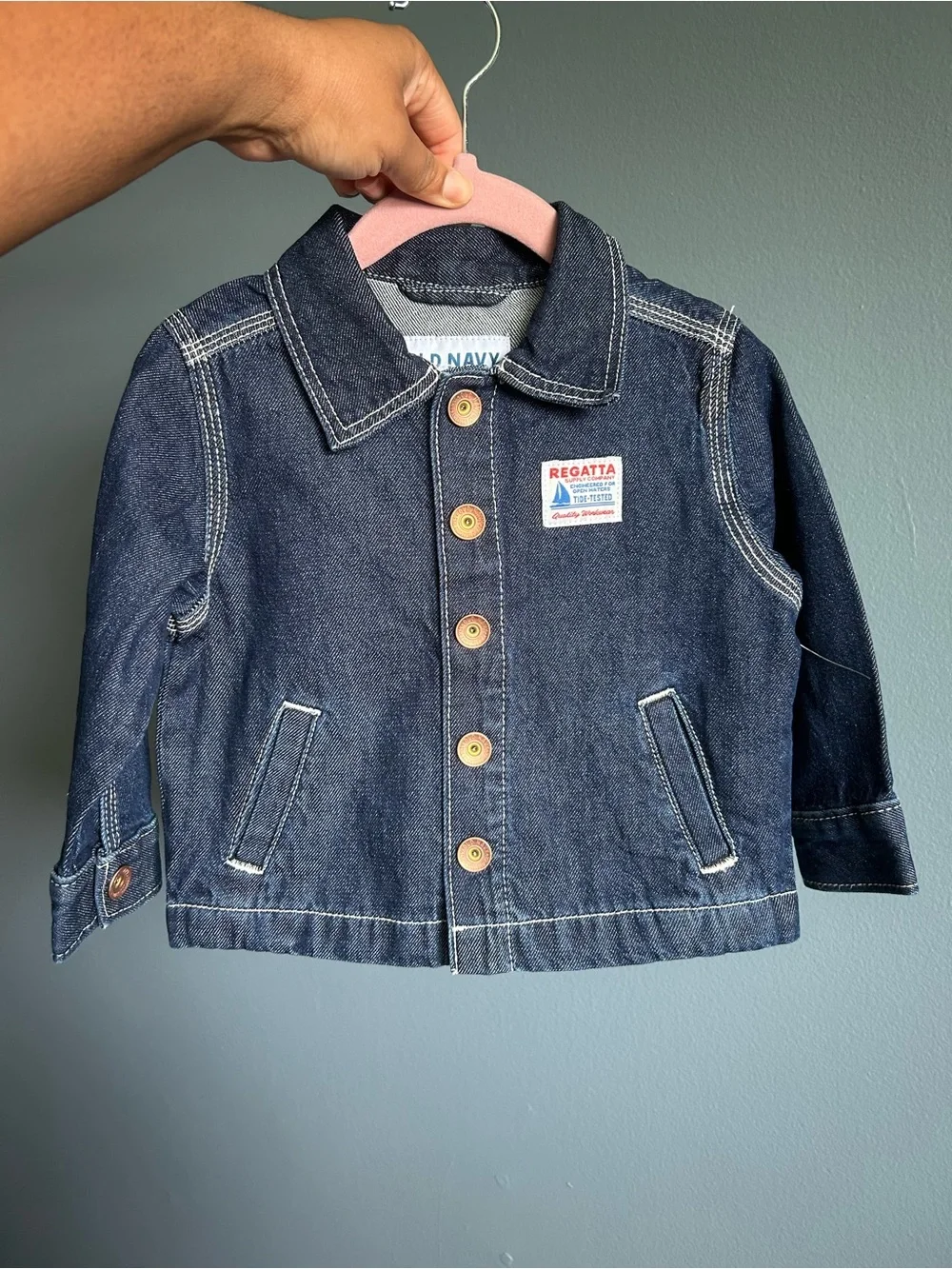 Old Navy Dark Blue Denim Kids' Jean Jacket